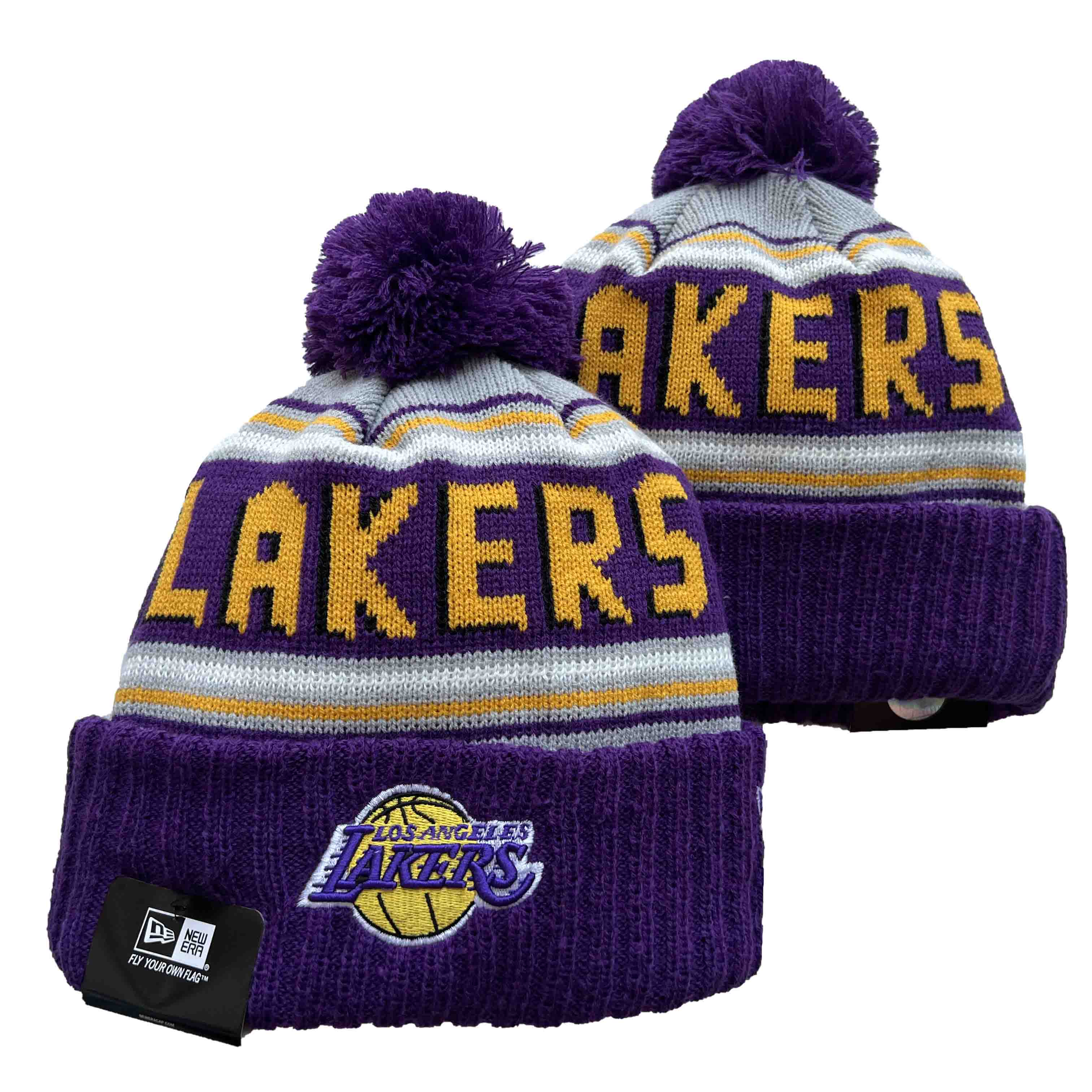 Los Angeles Lakers 2025 Knit Hats 001 Los Angeles Lakers 2025 Knit Hats 001